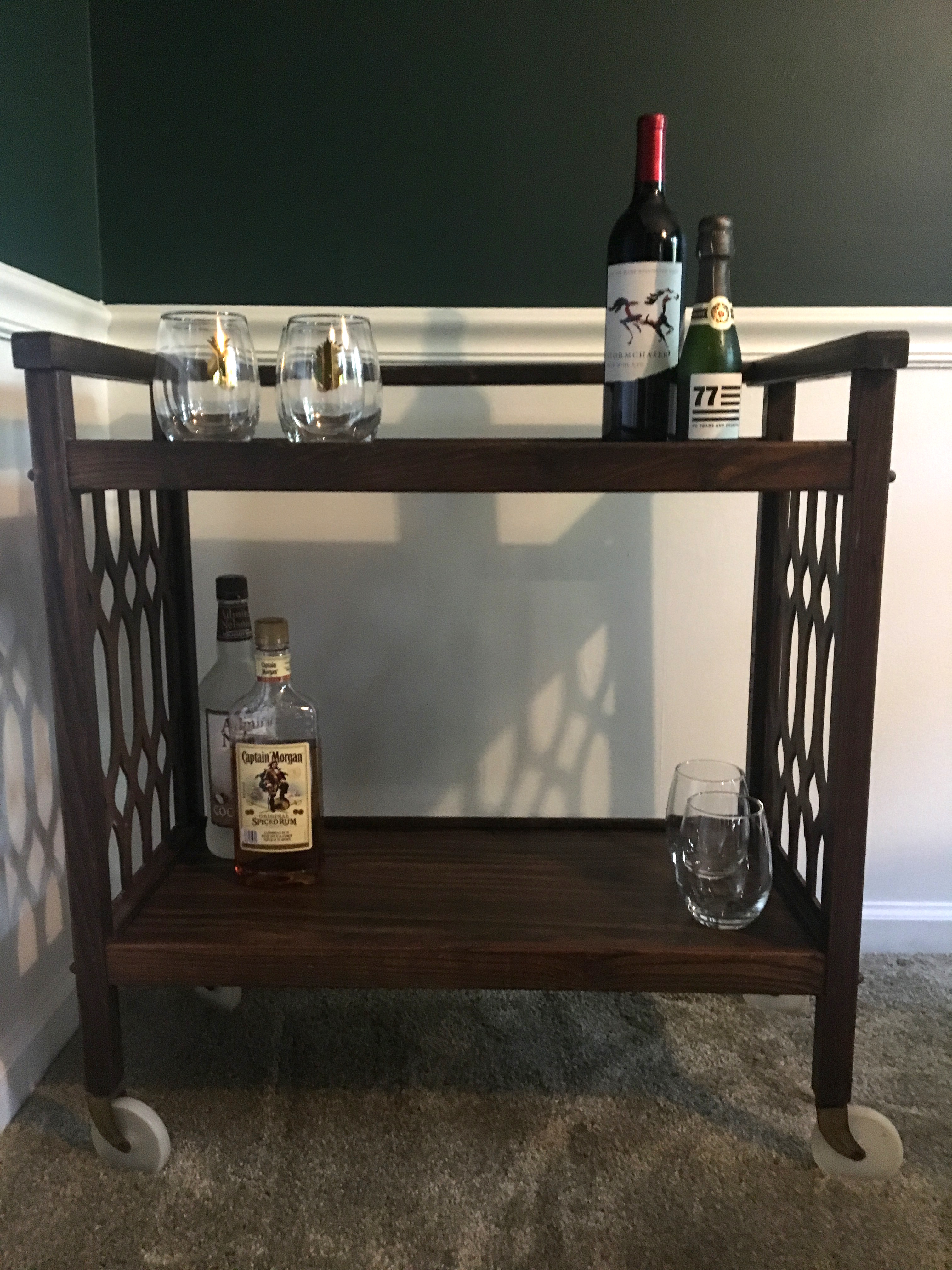 bar cart styling