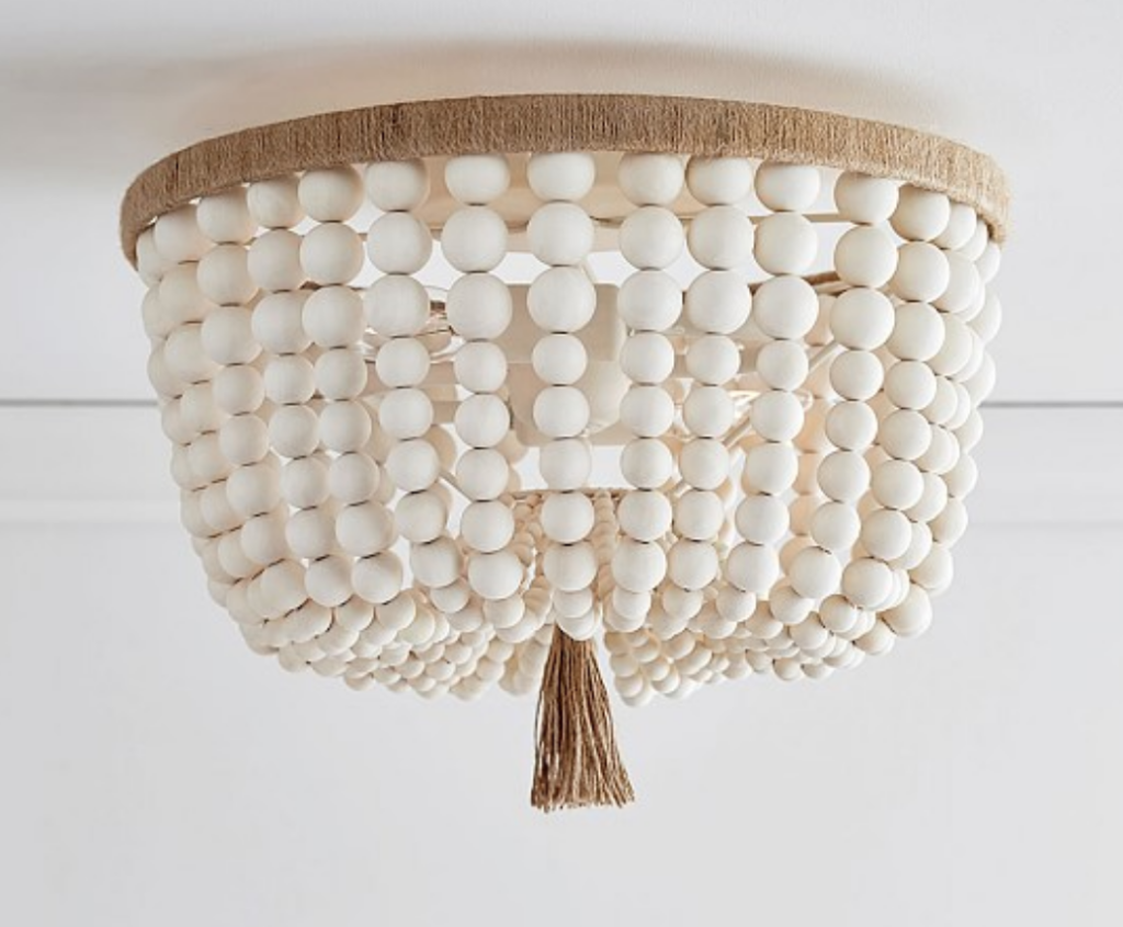 diy beaded chandelier 